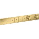 Hansgrohe RainSelect - Термостатен смесител за вграждане, за 5 консуматора, злато 15384990 (15384990)