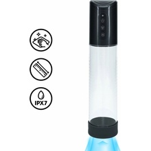 Shots Pumped HyperPump Rechargeable Penis Pump Gun Metal, elektronická vákuová pumpa