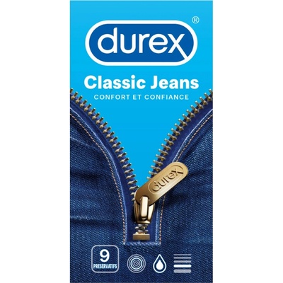 Durex Classic Jeans 9 ks