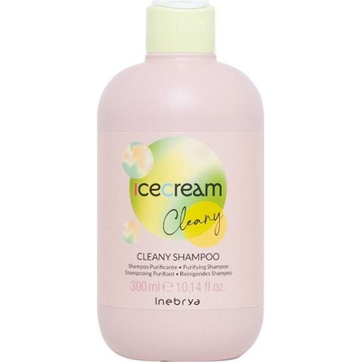 Inebrya Ice Cream Cleany čistiaci šampón na citlivú pokožku hlavy 300 ml
