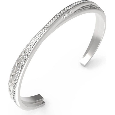 Guess Pevný oceľový náramok Stylish Guess JUBB04584JWRH 6 cm