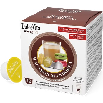 Dolce Vita | Макарон с бадеми - 12 капсули за Dolce Gusto