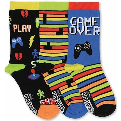 United ODDsocks Detské veselé ponožky PLAY 3 ks