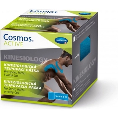 HARTMANN Kineziologická tejpovací páska Cosmos ACTIVE modrá 5 cm x 5 m