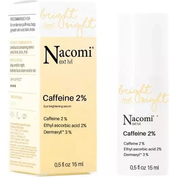 Nacomi Next level Caffeine 2% Eye-brightening Serum rozjasňujúce očné sérum s 2% kofeínom 15 ml