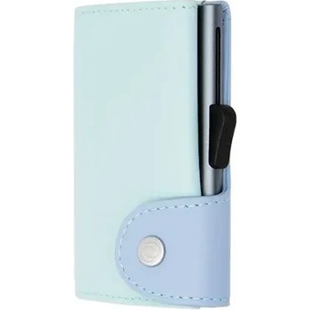 Image 1 of C-Secure Картодържател C-SECURE с портфейл и монетник, Aqua/ Ice / Grey cardholder (COIN-WCH001-LGR-LBL-GY)