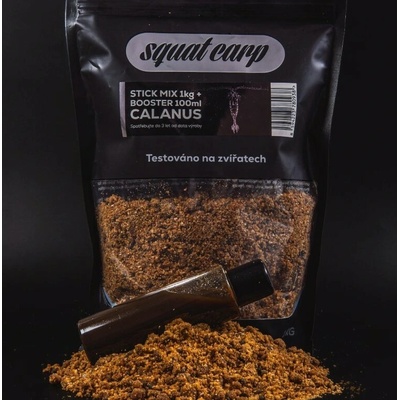 SQUAT CARP - Stick Mix Bloody Mulberry 1 kg + Booster 100 ml