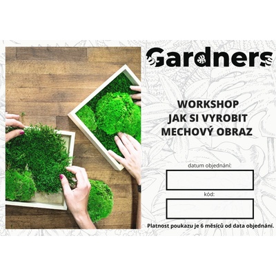 Gardners Workshop - Vyrobte si svůj mechový obraz