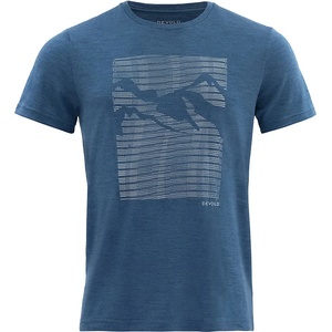 Devold Havtaka Merino 150 Tee Man blue melange S