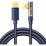 JOYROOM Ъглов кабел Joyroom S-CL020A6, USB-C към Lightning, 20W, 1.2m, син (6956116730185)