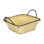 Jin bo yang CN-Водоустойчив панер квадрат с метални дръжки 18x18cm БЕЖОВ TU20756DS (181074-1) (01981392)