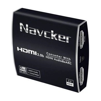 Navceker 4K/60Hz HDMI 2.0b Audio extraktor s podporou eARC/ARC ZY-AV8