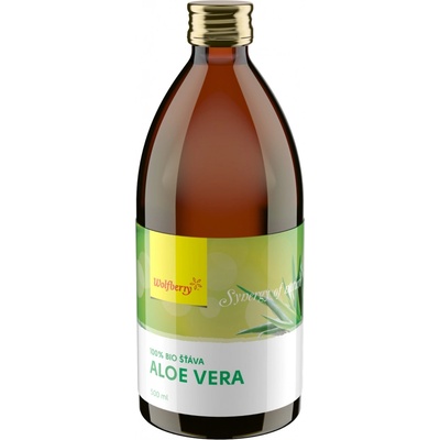 Wolfberry Aloe vera šťáva 100% BIO 0,5 l – Zbozi.Blesk.cz