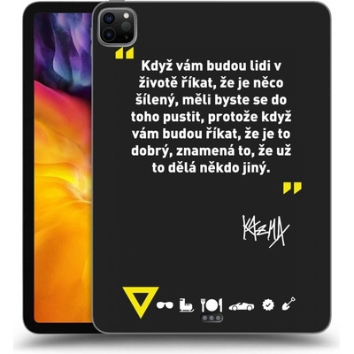 Picasee silikónový čierny obal Apple iPad 11 2022 M2 4.generace Kazma MĚLI BYSTE SE DO TOHO PUSTIT