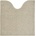 Aquanova Постелка за тоалетна Loa 60 x 60 см светлобежова (LOABMW-16)