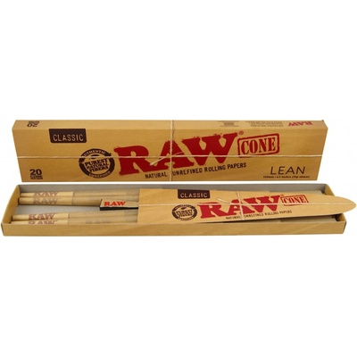 RAW Classic kónické dutinky Lean 20 ks