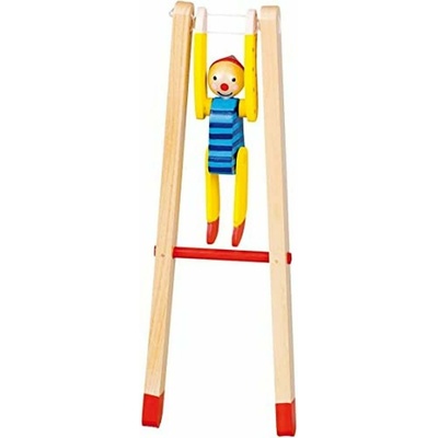 Goki klaun gymnasta na hrazde