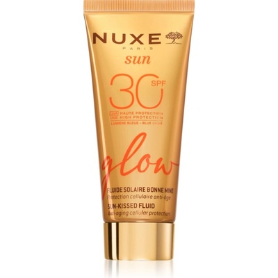 NUXE Sun Glow защитна тонирана течност за лице SPF 30 40ml