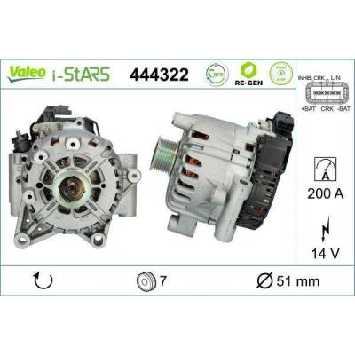 Generátor startéru VALEO 444322