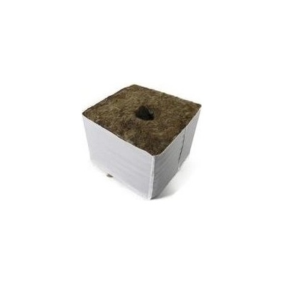 Agra Wool Agra-Wool Starting Block 100x100x65 mm, pěstební kostka s malou dírou Kusů: 120ks box