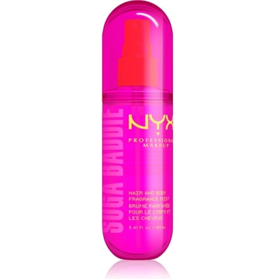 NYX Professional Makeup Fat Oil Body парфюмна мъгла за коса и тяло с аромат Suga Baddie 160ml