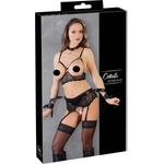 Cottelli Bondage - секси бельо комплект с дантела 5 части - M