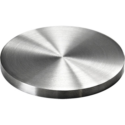 Ukončení-krytka (ø 100mm / H: 6mm), broušená nerez K320 / AISI304
