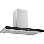 Klarstein Аспиратор CurveVent, 700 м³/ч, Сензорно докосване, LED, 110 W, EEK A+ (CGCH7_CurVen_90BK+SS) (CGCH7_CurVen_90BK+SS) - electronic-star