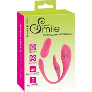 Sweet Smile Smile - носимо акумулаторно вибриращо яйце с радио управление (розово) - lovesexshop