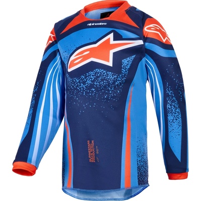 Alpinestars TECHSTAR NOMUR tmavě modrá/oranžová/modrá