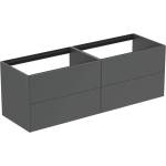 Ideal Standard Atelier Conca стенен шкаф за монтаж на стена с 4 чекмеджета, антрацит мат, 160 см (T3990Y2)