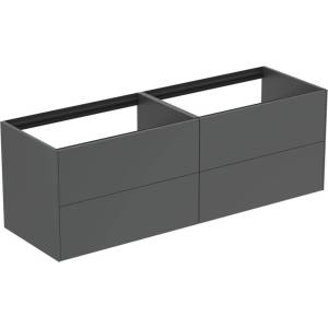 Ideal Standard Atelier Conca стенен шкаф за монтаж на стена с 4 чекмеджета, антрацит мат, 160 см (T3990Y2)