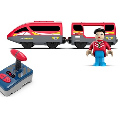 2Kids Toys Elektrická vlaková súprava s ovládačom a figúrkou
