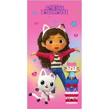 Carbotex osuška Gábinin kúzelný domček Prekvapenie 70 x 140 cm