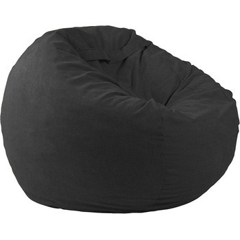 Image 1 of PUFRELAX Пуф, Барбарон 800л. , King Size XL - Black Velvet, Перящ се калъф, Трансформира се в легло, Пълнеж с микс от мемори пяна и дунапрен, Гама Plush honey, 8222 (PUF-M-KXL-PH-BLVE)