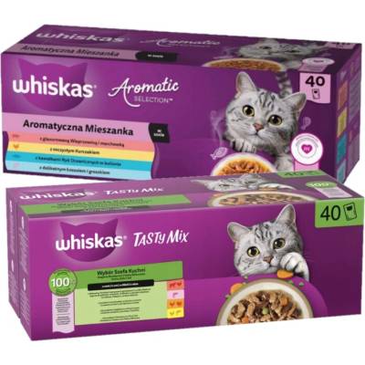 WHISKAS MIX v omáčce 80 x 85 g