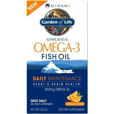 Garden of Life Minami Nutrition Omega-3 EPA-DHA pomaranč 60 tobolek