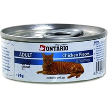 Ontario Cat Chicken Pieces Salmon 95 g