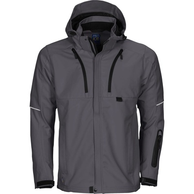 ProJob 3406 functional jacket/Мъжко трислойно софтшел работно яке - сиво l (64340607603)