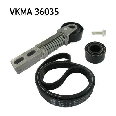 Ozubený klinový remeň - Sada SKF VKMA 36035