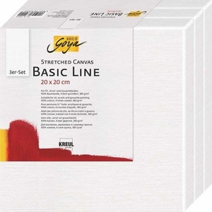 Kreul Платно Basic Line 20 x 20 cm 3 бр (632020)