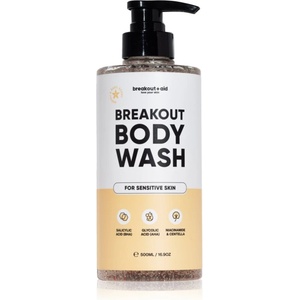 breakout + aid Body Wash душ гел против акне с AHA и BHA киселини 500ml