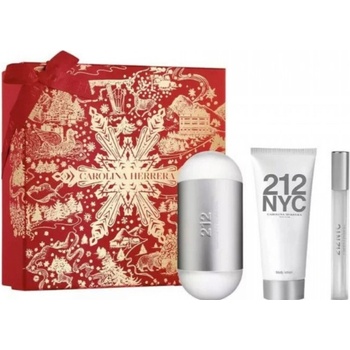 Carolina Herrera 212 Women - EDT 100 ml + Body Lotion 100 + EDT 10 ml за жени