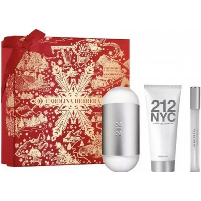 Carolina Herrera 212 Women - EDT 100 ml + Body Lotion 100 + EDT 10 ml за жени