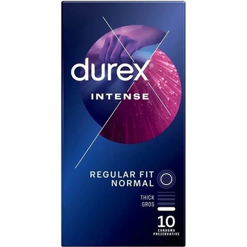 Презервативи с ребра и точки, 10 броя - Durex Intense (DUREX01008-1)