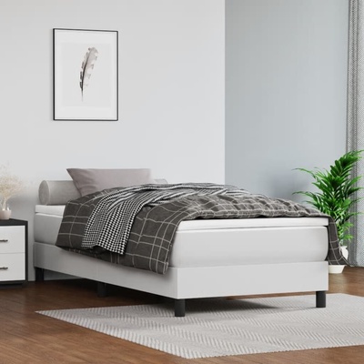 vidaXL 3144239 Boxspring postel s matrací umělá kůže / barva Černá
