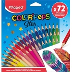 Maped Комплект цветни моливи, триъгълни, MAPED "ColorPeps Star", 72 различни цвята 832072 (832072)