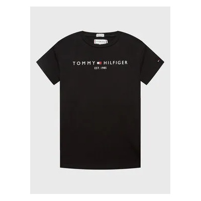 Tommy Hilfiger Тишърт Essential KG0KG06585 D Черен Regular Fit (Essential KG0KG06585 D)