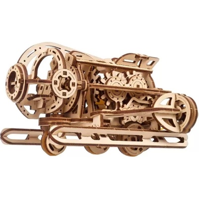UGears Дървен 3D пъзел Ugears от 200 части - Стиймпънк подводница (U-70229 )