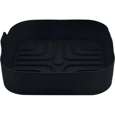 Rosberg Силиконова форма за Airfryer Rosberg R51980SS, 20.5x20.5x5.5 см, Черен (R51980SS black)